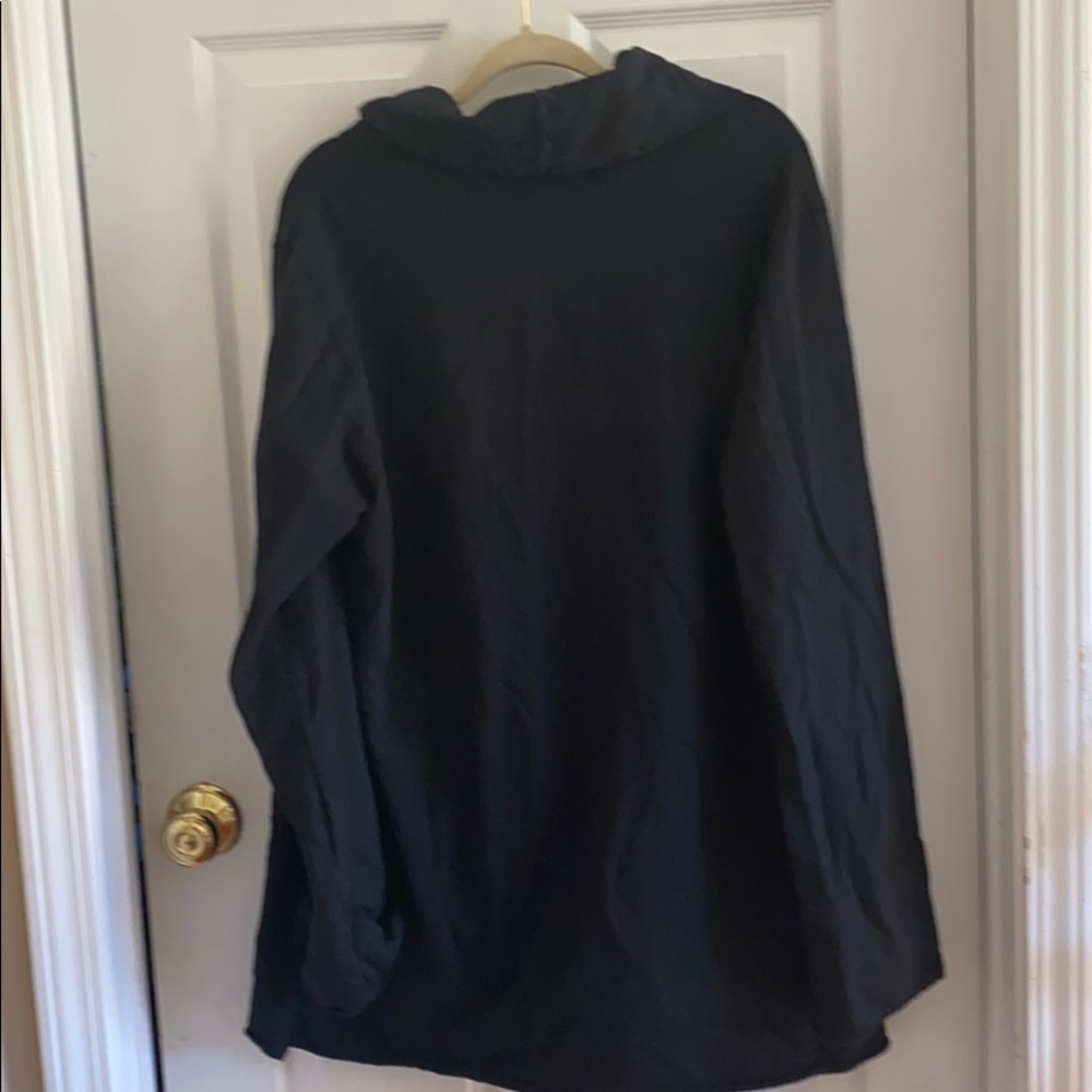 Fenini Xxl Black Button Down Jacket - image 4